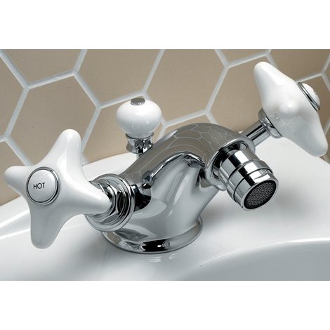 Смеситель для биде Devon & Devon White Rose UTWR720CR