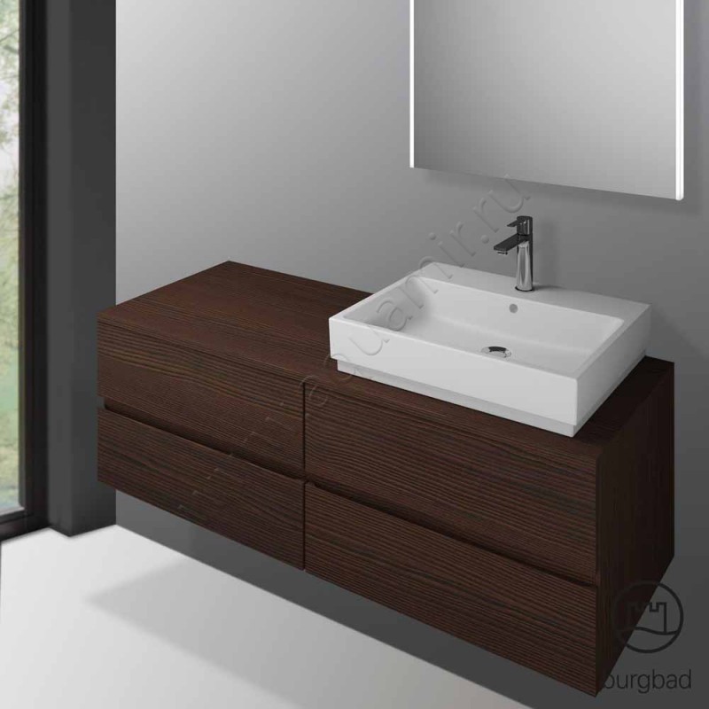 Тумба под раковину Burgbad Cube WWGT140RF3789