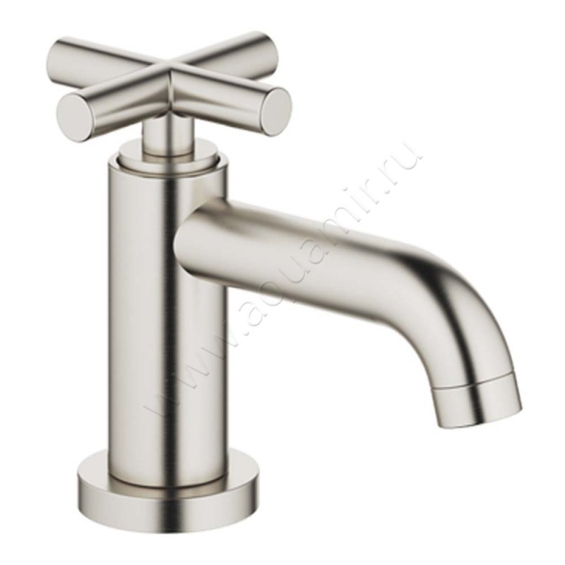 Кран для раковины на холодную воду Dornbracht TARA брашированная платина 17500892-06