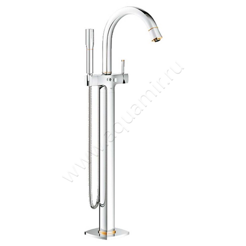 Напольный смеситель для ванны Grohe Grandera хром/золото 23318IG0