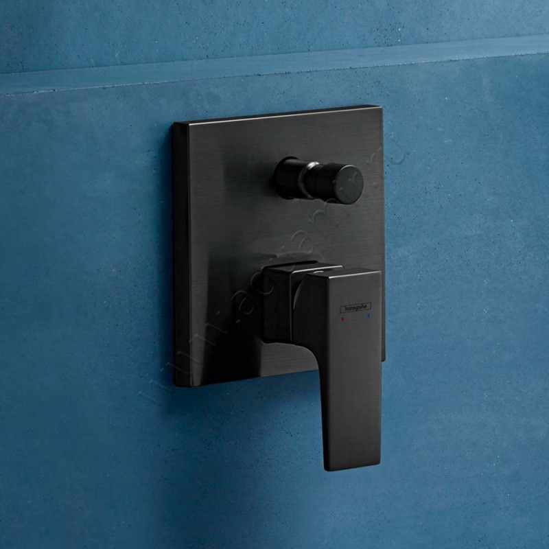 Смеситель для ванны Hansgrohe Metropol черный хром, матовый 32546340