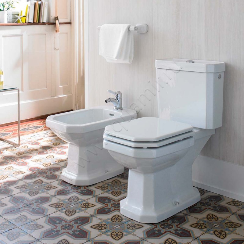Унитаз напольный Duravit 1930 SERIES 66,5 см, безободковый, белый 0227010000