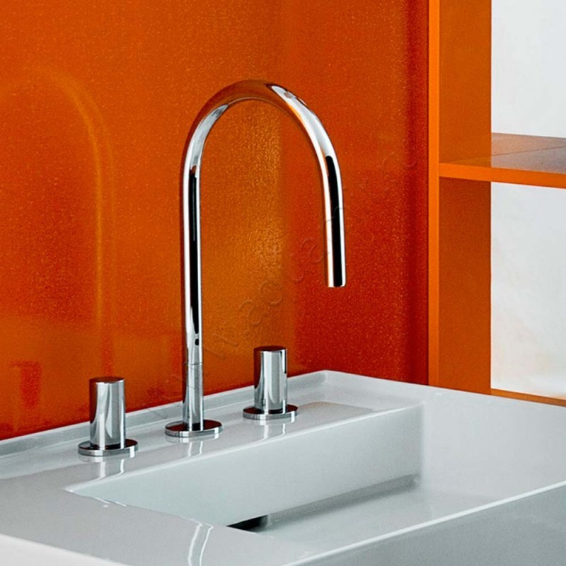 Смеситель для раковины Kartell by Laufen хром 3123330042201