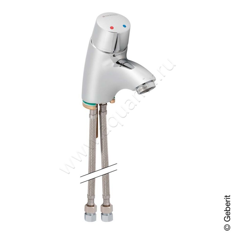 Пневмотический смеситель для раковины Geberit Typ 26 хром 115721211