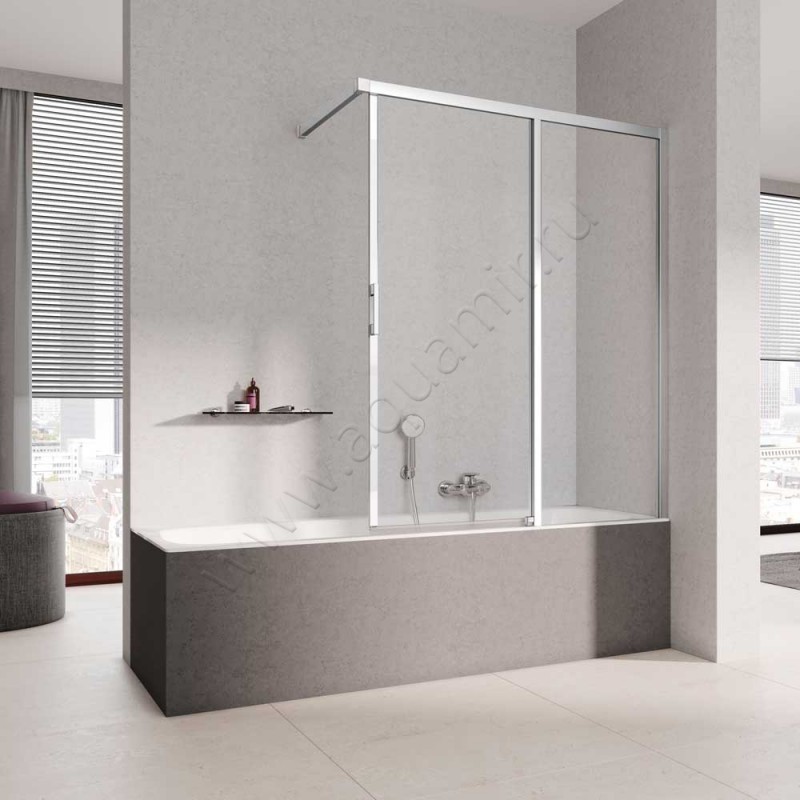 Шторка на ванну Kermi Liga LIH2R12015VAK