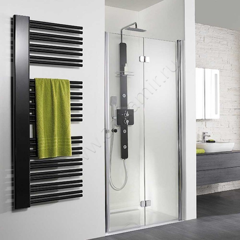 Складная душевая дверь в нишу HSK Exklusiv хром 406080-41-50#Re200