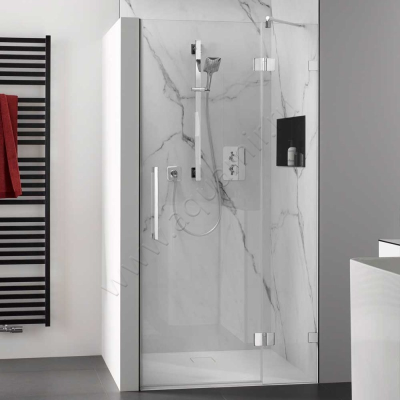 Маятниковая душевая дверь в нишу HSK Aperto Pur хром AOP.104-41-50#EdRe