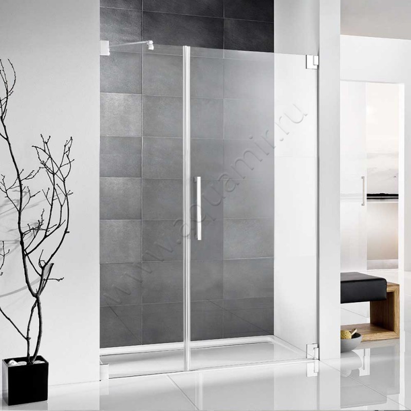 Маятниковая душевая дверь в нишу HSK K2 хром K2.02-41-50#EdRe