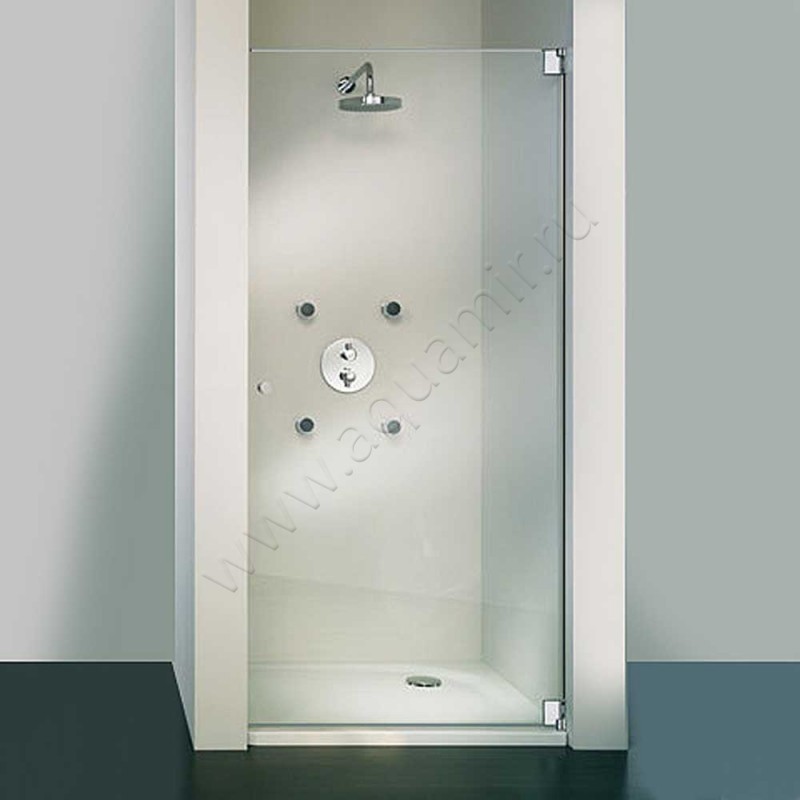 Маятниковая душевая дверь в нишу HSK Edition Kienle в цвете сталь K.01-90-50#EdRe