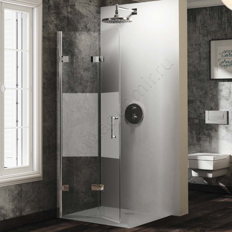Складная душевая дверь для боковой стенки Huppe Solva pure ST4507092373