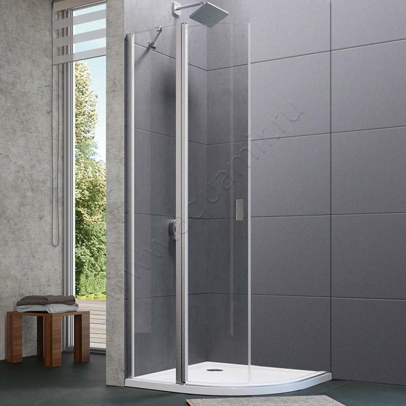 Маятниковая душевая дверь для комбинации с ответной частью Huppe Design pure 8P1703092321