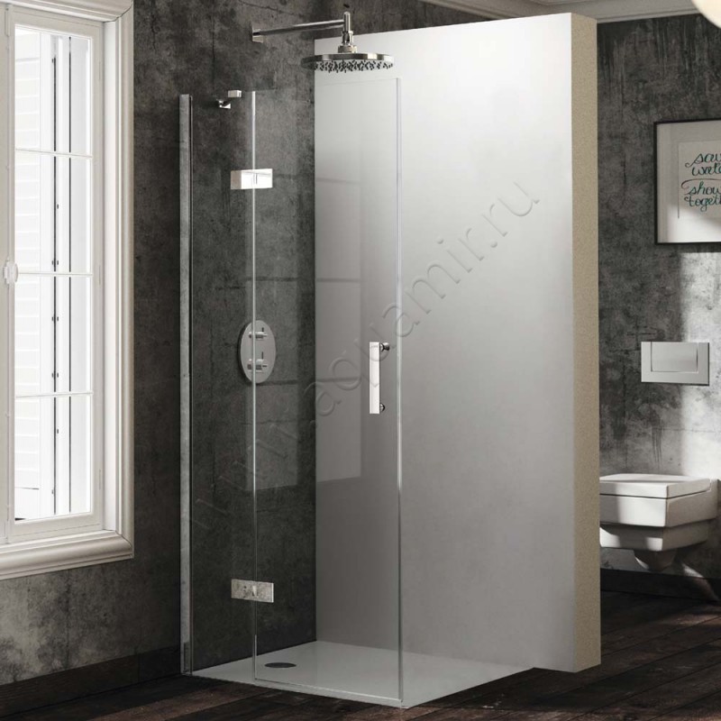 Маятниковая душевая дверь для комбинации с ответной частью Huppe Solva pure ST1106092321