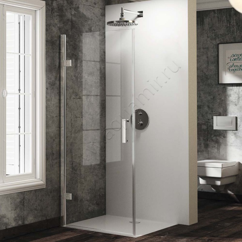 Маятниковая душевая дверь для боковой стенки Huppe Solva pure ST2504092322