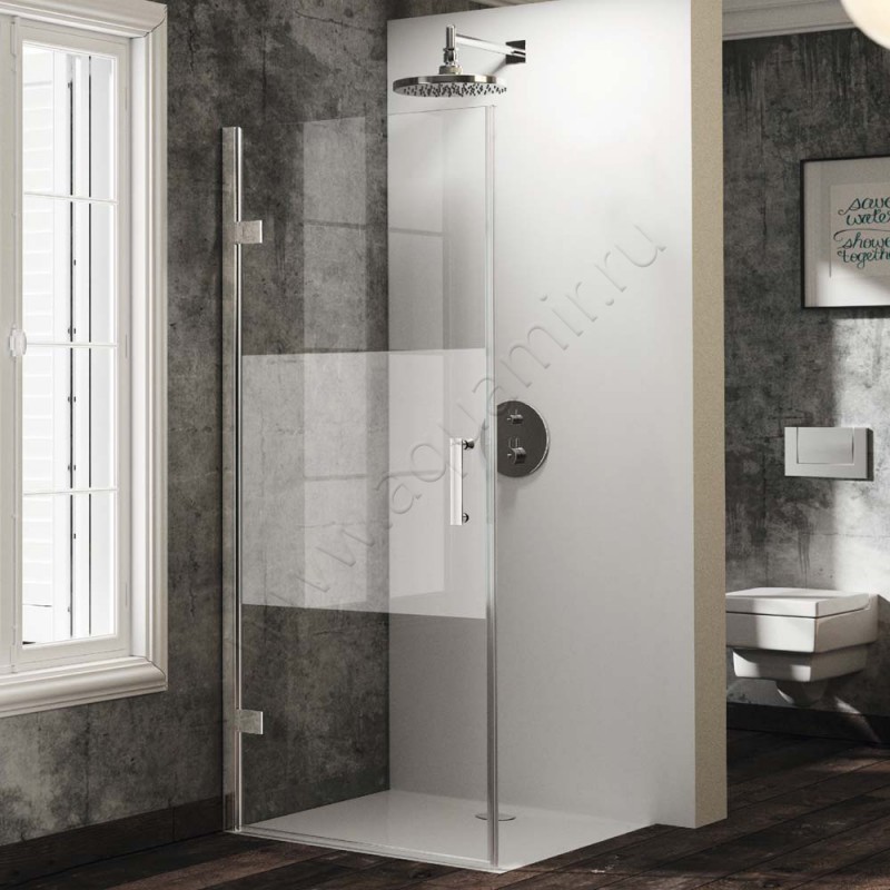 Маятниковая душевая дверь для боковой стенки Huppe Solva pure ST2508092373