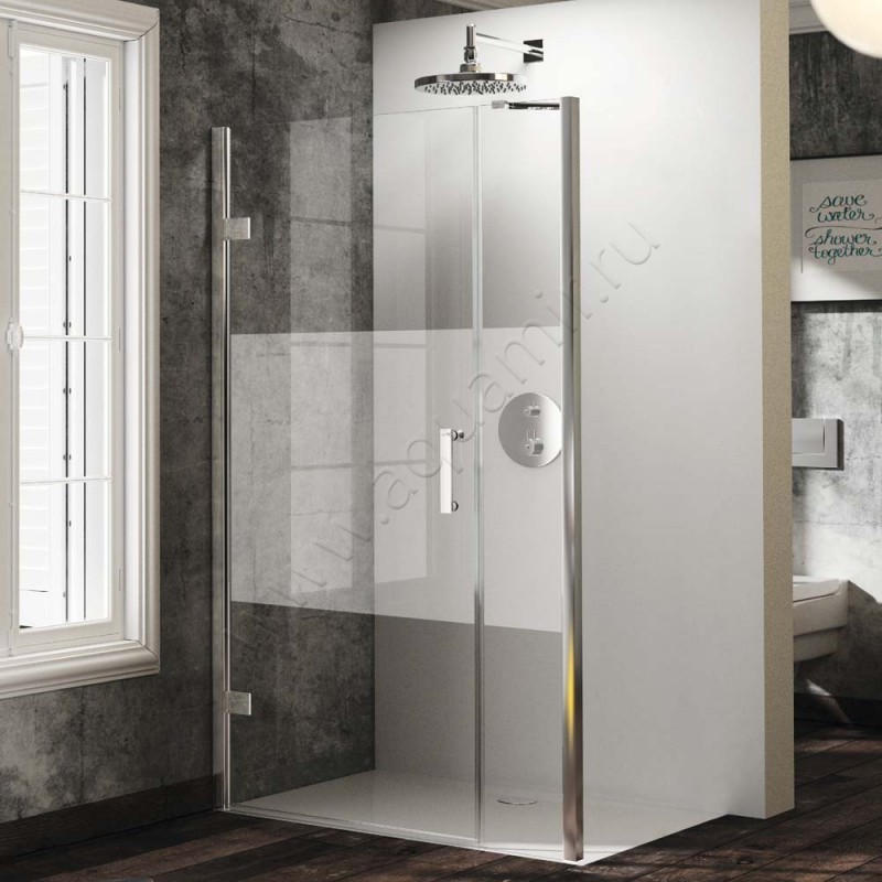 Маятниковая душевая дверь для боковой стенки Huppe Solva pure ST3103092373