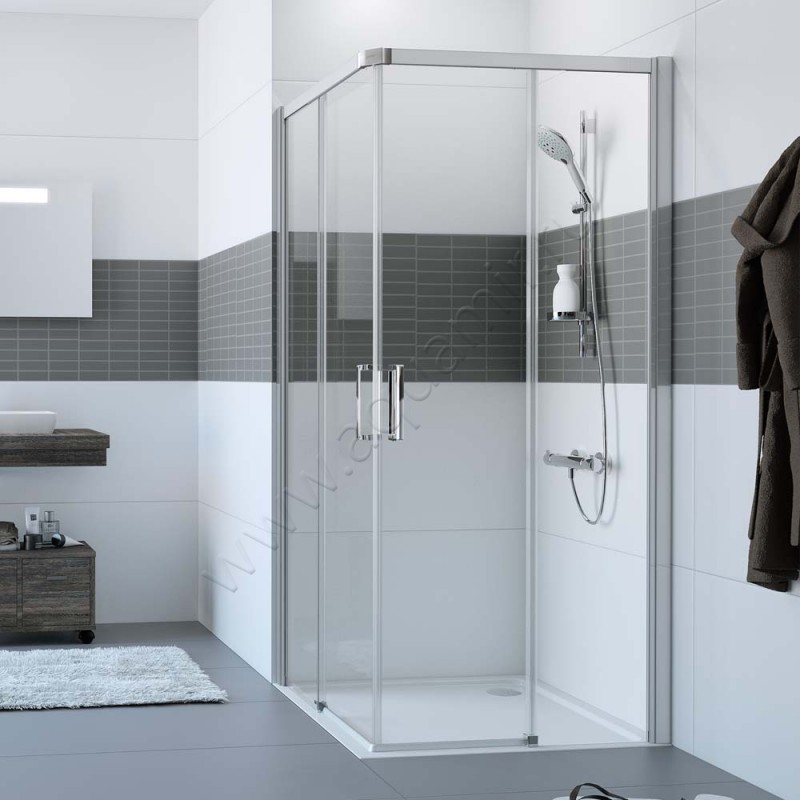 Раздвижная душевая дверь для комбинации с ответной частью Huppe Classics 2 C25203069322