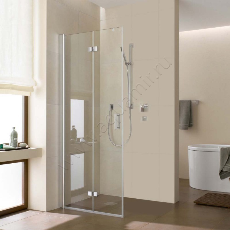 Складная душевая дверь для боковой стенки/боковой двери Kermi Diga DI2CL10020VAK