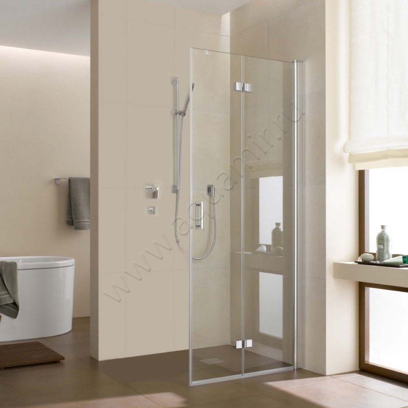 Складная душевая дверь для боковой стенки/боковой двери Kermi Diga DI2CR11020VPK