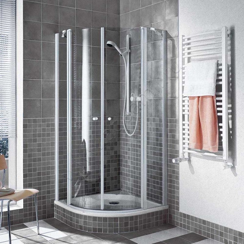 Душевой уголок с маятниковыми дверями Kermi Ibiza 2000 I2O10V12201AK