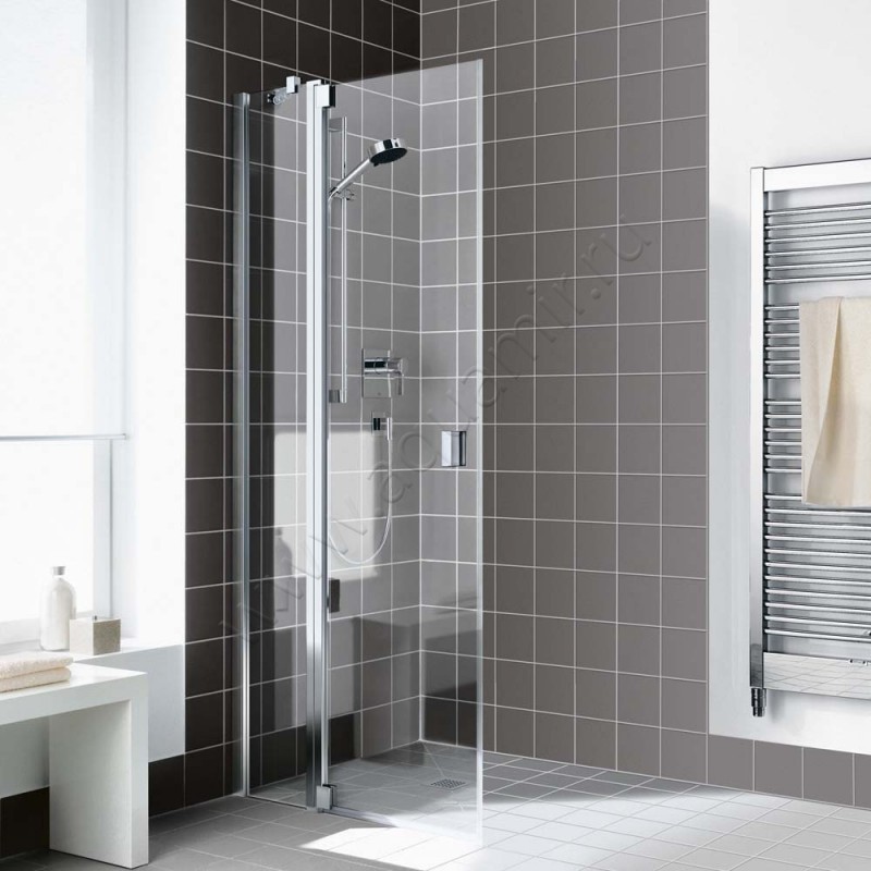 Маятниковая душевая дверь для комбинации с ответной частью Kermi Raya RAEPL09320VAK