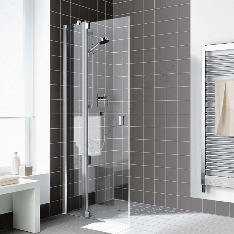 Маятниковая душевая дверь для комбинации с ответной частью Kermi Raya RAEPL090201PK