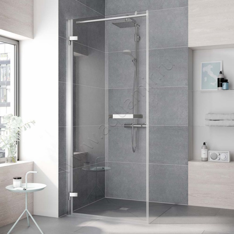 Маятниковая душевая дверь для боковой стенки Kermi Tusca TU1KL10320VAK