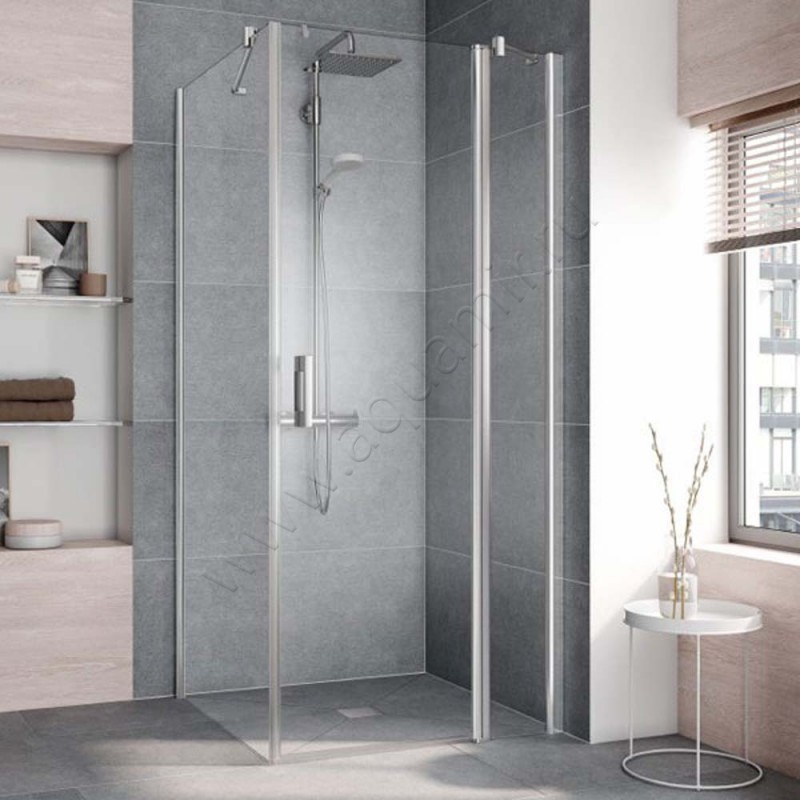 Маятниковая душевая дверь для боковой стенки Kermi Pega PE1NR12320VAK