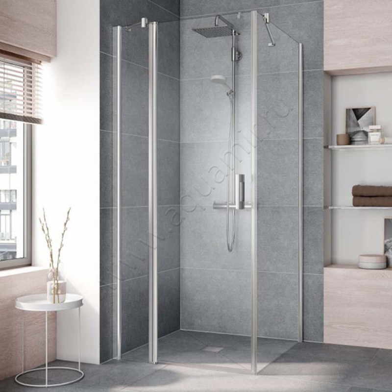 Маятниковая душевая дверь для боковой стенки Kermi Pega PE1NL09318VAK