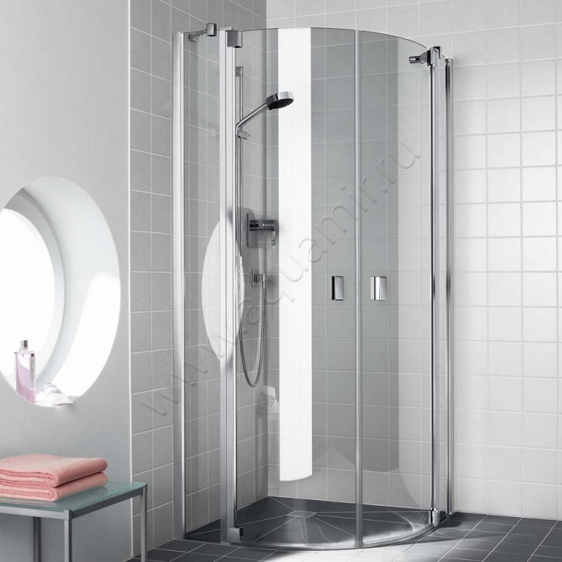 Душевой уголок с маятниковыми дверями Kermi Raya RAP50080201PK