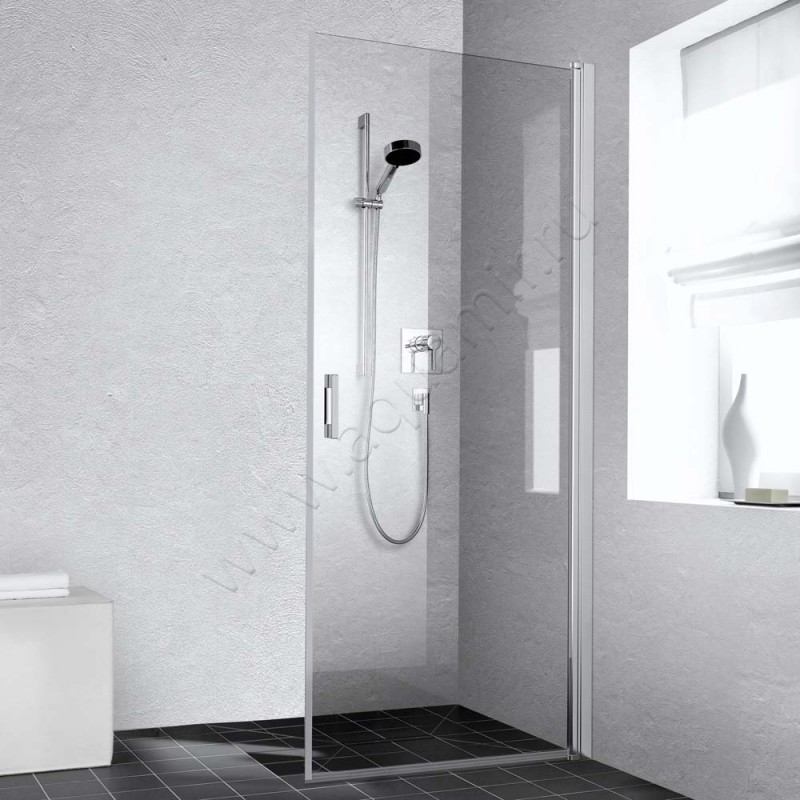 Маятниковая душевая дверь для боковой стенки/боковой двери Kermi Liga LI1ER093181AK