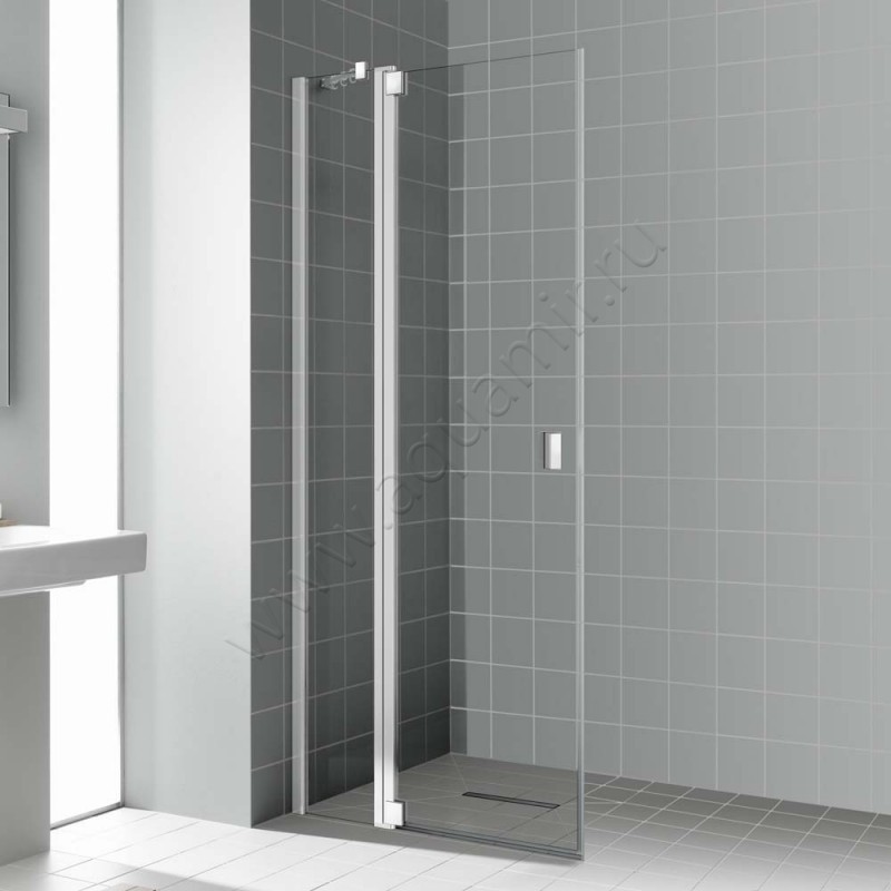 Маятниковая душевая дверь для боковой стенки/боковой двери Kermi Raya RA1NL120201PK