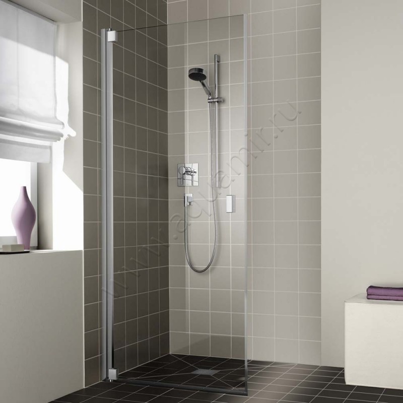 Маятниковая душевая дверь для боковой стенки/боковой двери Kermi Raya RA1KL07520VPK