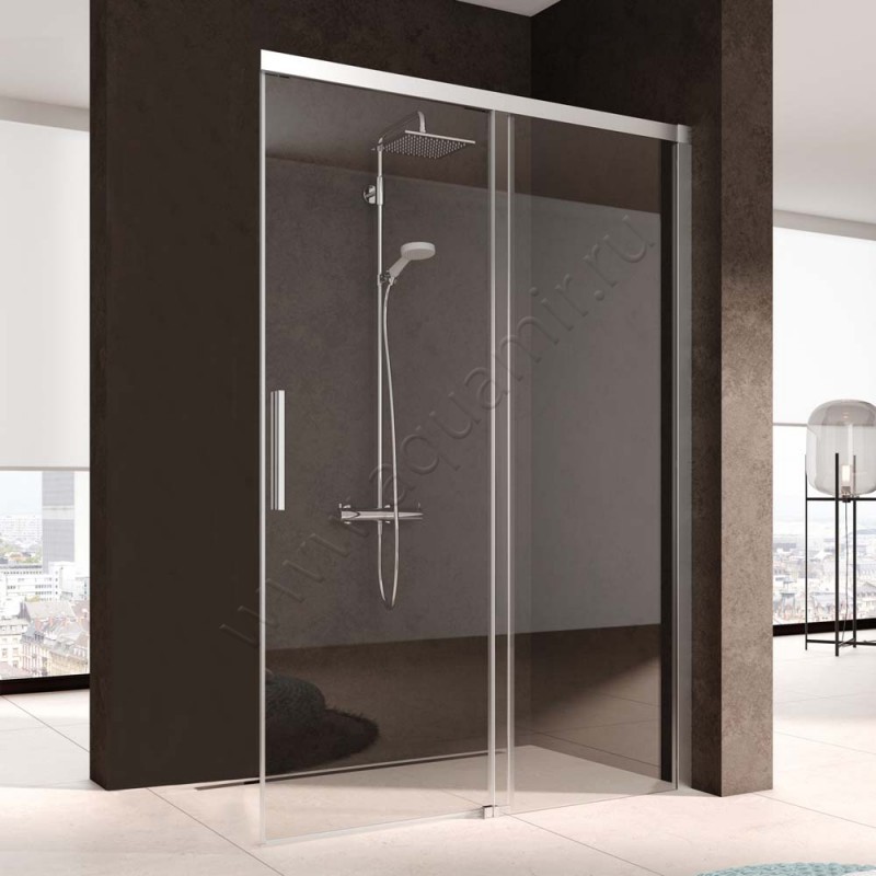 Раздвижная душевая дверь для комбинации с ответной частью Kermi Nica NID2R16018VAK