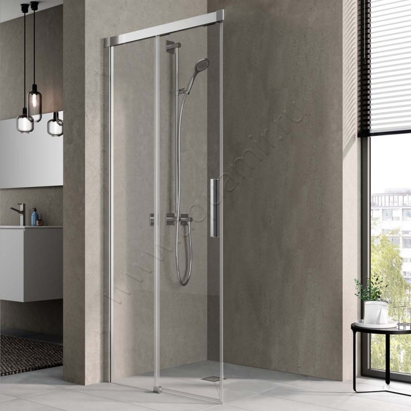 Раздвижная душевая дверь для комбинации с ответной частью Kermi Nica NIC2L14018VAK