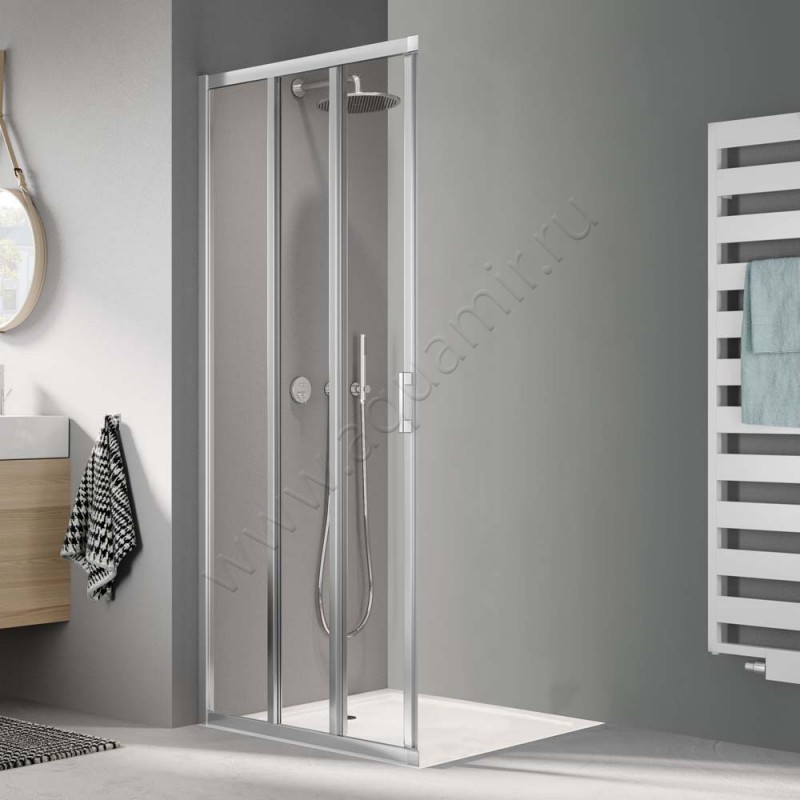 Раздвижная душевая дверь для комбинации с ответной частью Kermi Liga LIE3L075181AK