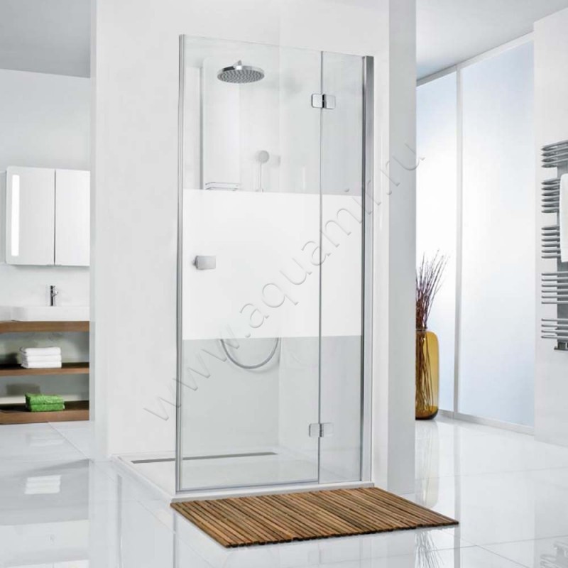 Поворотная душевая дверь для боковой стенки HSK Premium Softcube 6800120-41-100#Re200