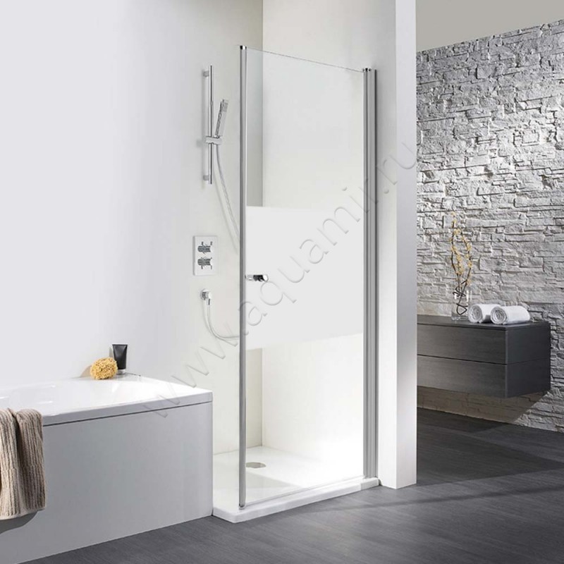 Поворотная душевая дверь для боковой стенки/боковой двери HSK Exklusiv 402075-01-100#EdRe200