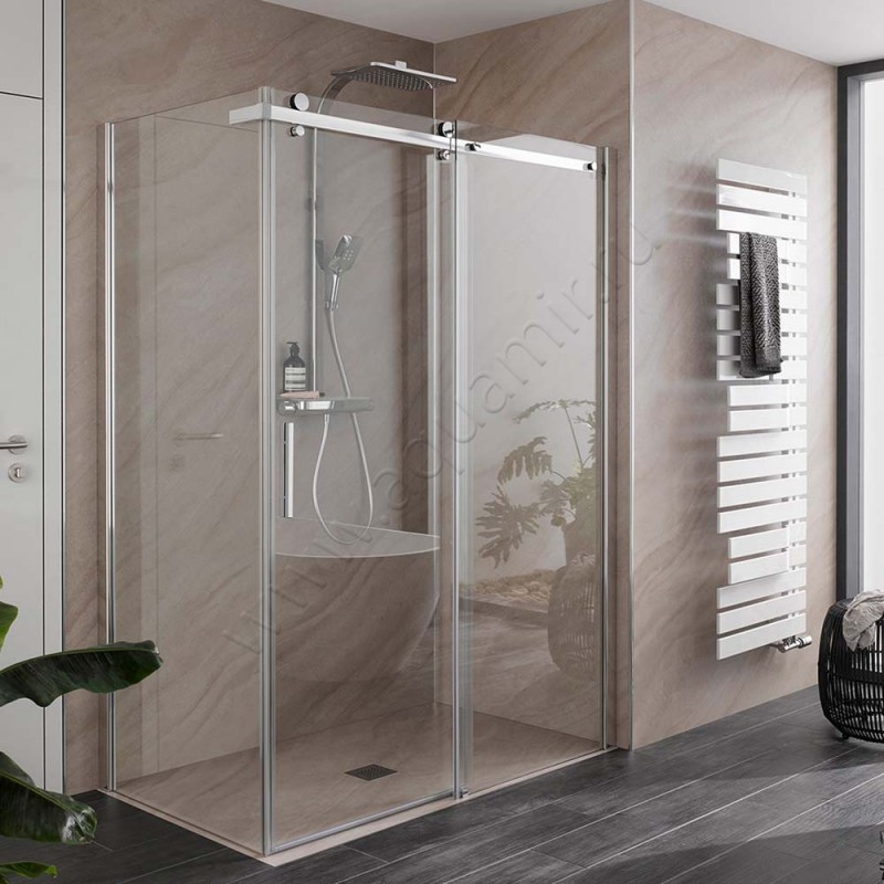 Душевой уголок с раздвижной дверью HSK Premium Softcube 6842160-41-50#EdLi