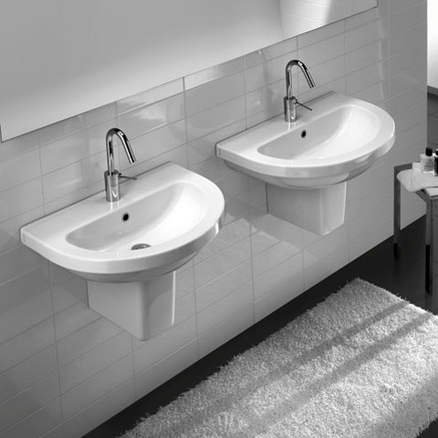 Раковина подвесная Hatria Erika Pro 68 см YXJD01