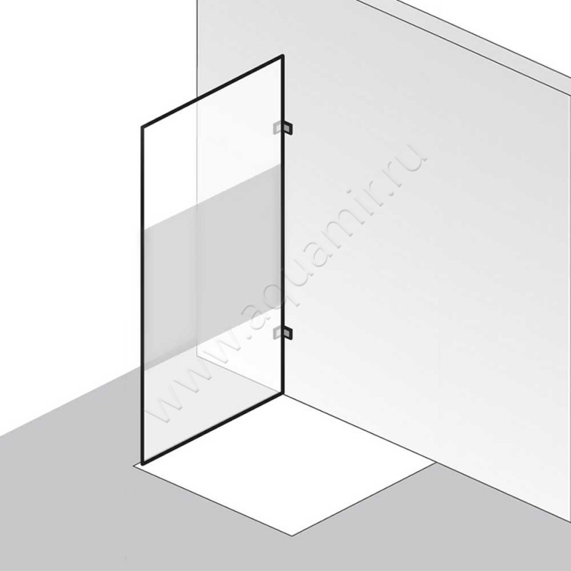 Душевая стенка для двери HSK Atelier Pur AP.79-41-100