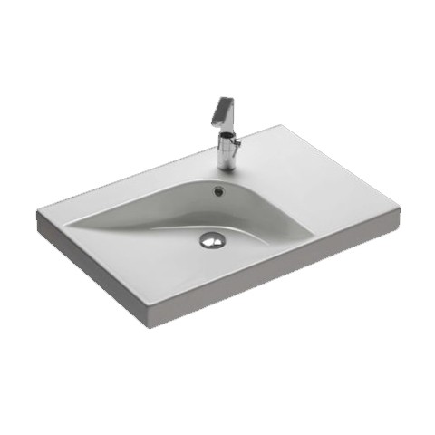 Раковина подвесная Hatria Grandangolo 75 см 00YXF901