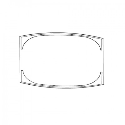 Зеркало с подсветкой Puris Classic Line 140 см (FSA 4314 09, FSA431409)