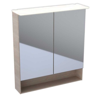 Зеркальный шкаф с подсветкой Geberit Acanto 74 см (500645002)