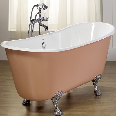 Чугунная ванна Recor Primrose 170x68, розовая (PRIMROSE)