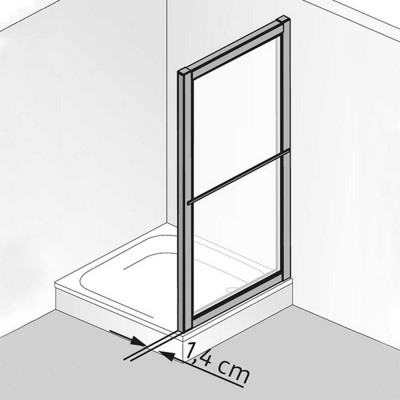 Душевая стенка для двери HSK Prima (230090-01-10, 2300900110)