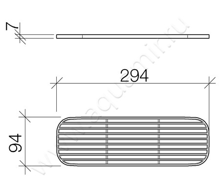 Вкладыш сетчатый Dornbracht Gentle 82 482 970-33 размеры