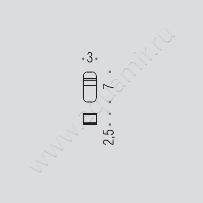 Крючок Colombo Over GM17.satin размеры