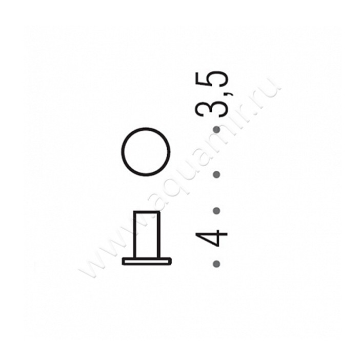 Крючок Colombo Basic B2717 размеры