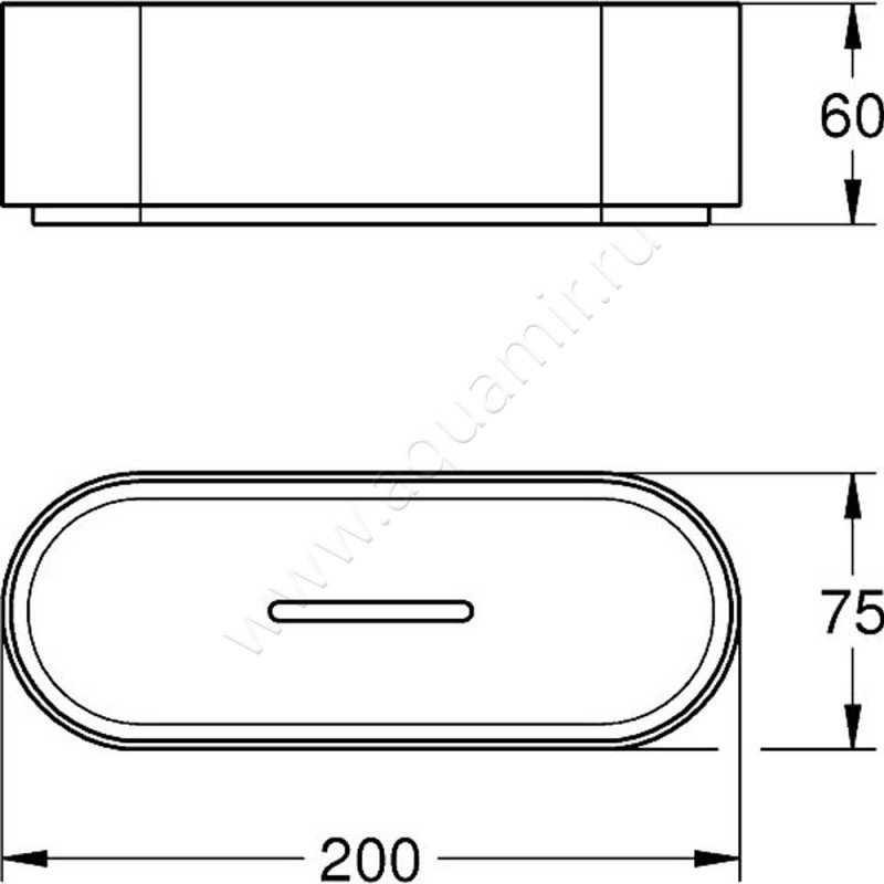 Полка для душа Grohe Selection 41037000 размеры