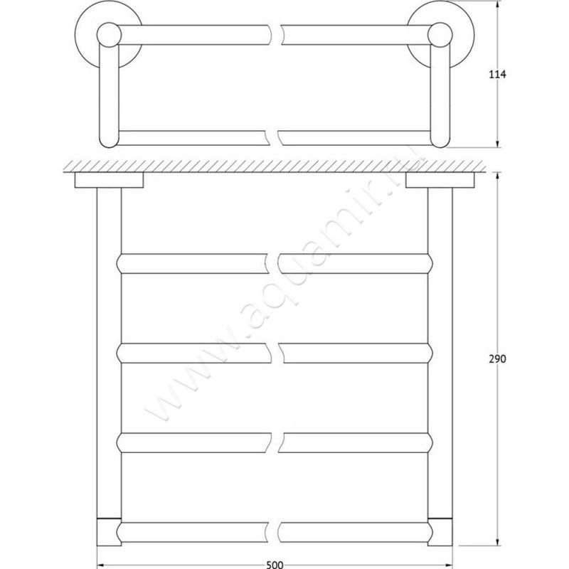 Полка для полотенец Artwelle Harmonie HAR 032 размеры
